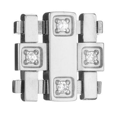 Men's Stainless Steel Cubic Zirconia Earring - Product number 8780951