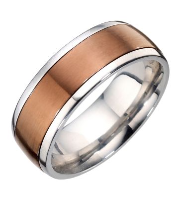 Stainless Steel Men's Ring - Product number 8783071