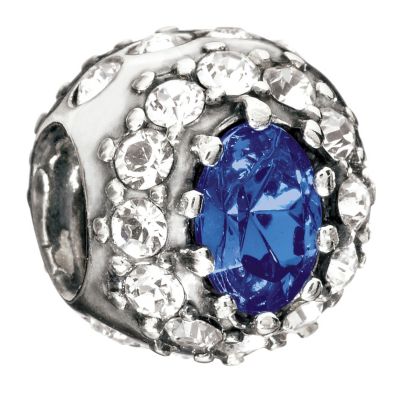 Chamilia sterling silver royal blue stone bead - Product number 8783217