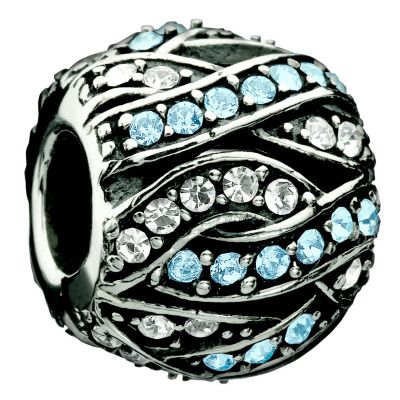 Chamilia Entwined Clear/Blue Jewel - Product number 8786755