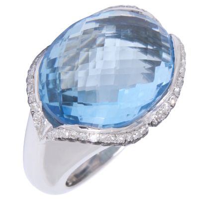 Amanda Wakeley silver blue topaz 