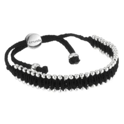 Truth Silver & Black Friendship Bracelets - Product number 8821003
