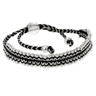 Truth Silver Black & White Friendship Bracelet - Product number 8821038