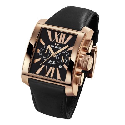 T W Steel men's leather strap watch - Product number 8822239