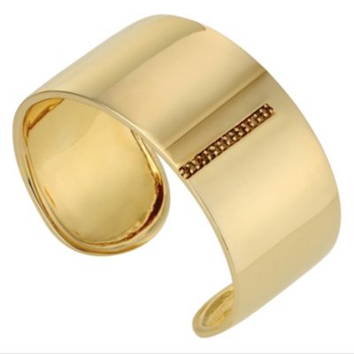 Amanda Wakeley silver & gold plated  brown diamond cuff - Product number 8846561