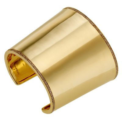Amanda Wakeley silver & gold plated diamond large cuff - Product number 8846588