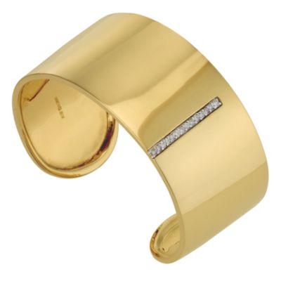 Amanda Wakeley silver & gold plated diamond medium bangle - Product number 8846618