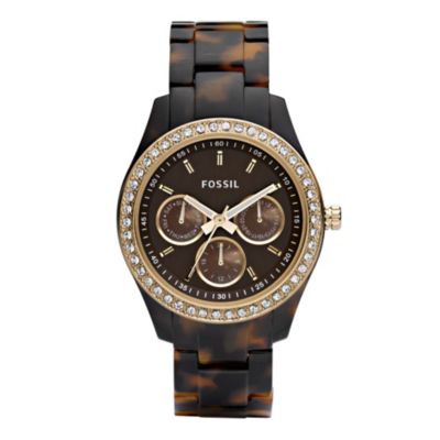 Fossil Stella Ladies' Tortoise Effect Bracelet Watch