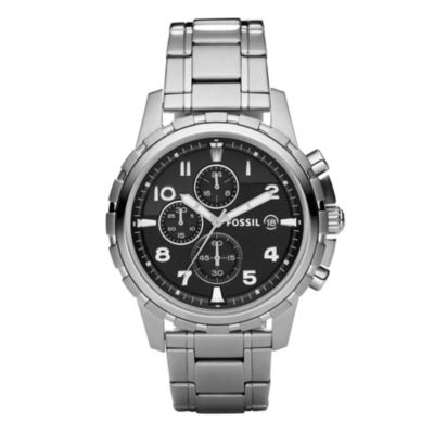 Fossil Dean Men's Black Chronograph Bracelet Watch