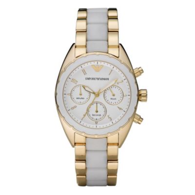 Emporio Armani men's two colour bracelet watch - Product number 8851115