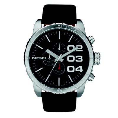 Men's Diesel Black Strap WatchMen's Diesel Black Strap Watch