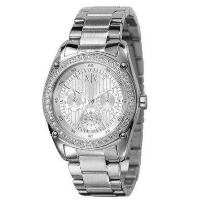 Ladies' Armani Exchange Stainless Steel Bracelet WatchLadies' Armani Exchange Stainless Steel Bracel