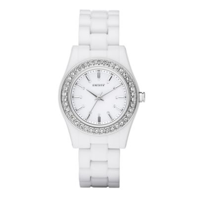 DKNY Ladies' White Bracelet Watch