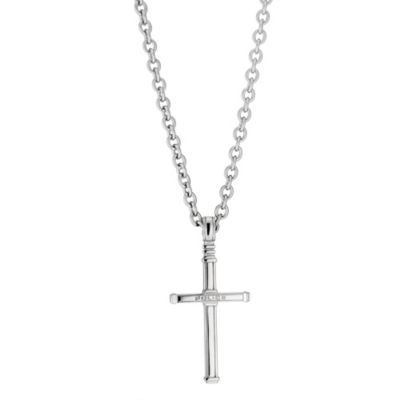 Police Stainless Steel Cross Necklace