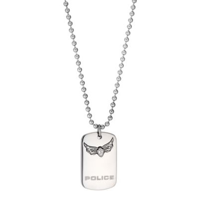 Police Stainless Steel Icarus Pendant Necklace