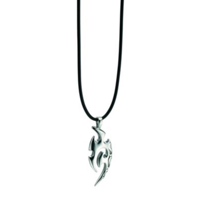 Fred Bennett Black Silicon and Stainless Steel Pendant - Product number 8866406