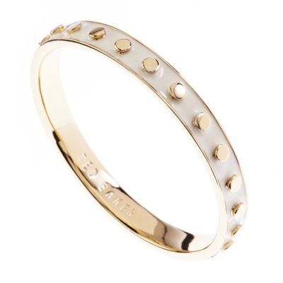 Ted Baker ivory gold plated stud bangle - Product number 8867224