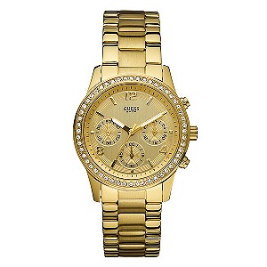 Ladies' Guess Gold Plated Bracelet Watch