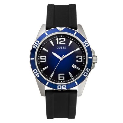 Men's Guess Black Strap Watch - Product number 8878846