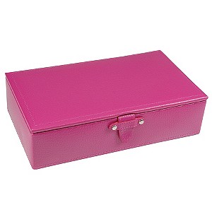 H Samuel Small Pink Jewellery Box