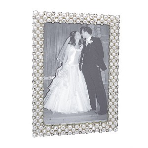 Pearl and Crystal Effect Frame