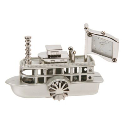 Unbranded Steam Boat Miniature Clock