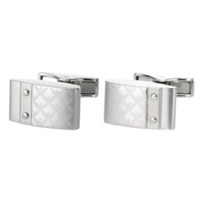 Emporio Armani silver logo cufflinks - Product number 8888248