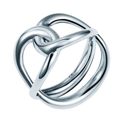 Calvin Klein silver enlace ring