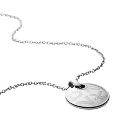 DKNY ladies' logo circle pendant - Product number 8888671