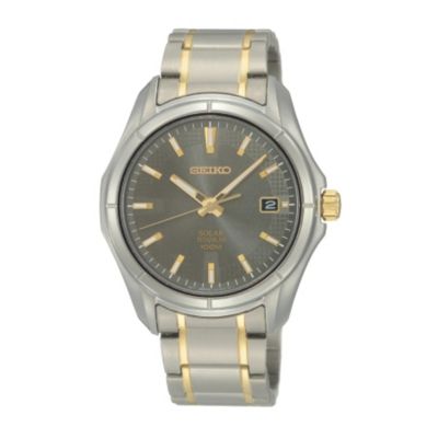 Seiko men's two colour bracelet watch - Product number 8895317