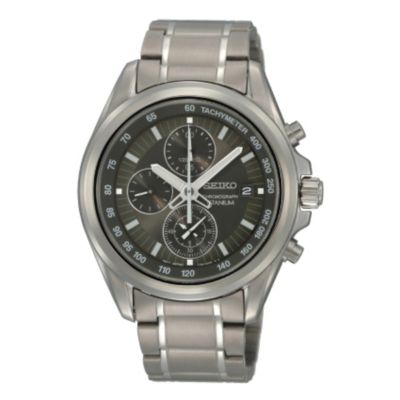 Seiko men's titanium chronograph - Product number 8895333