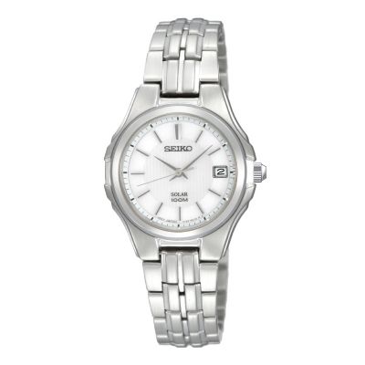 Seiko ladies' stainless steel bracelet watch Ernest Jones