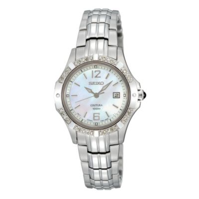 Seiko ladies' stainless steel bracelet watch - Product number 8895546