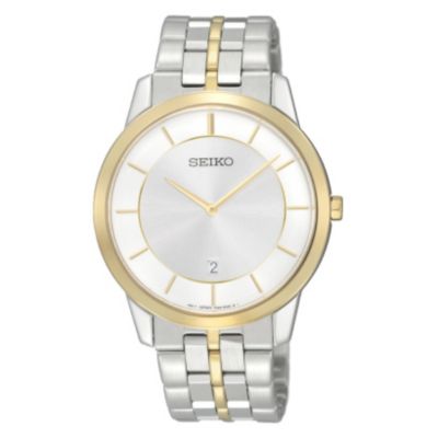 Seiko men's two colour bracelet watch - Product number 8895562