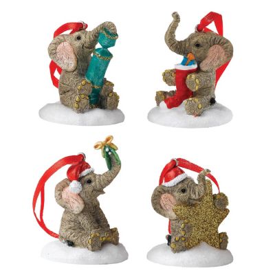 Tuskers Set of 4 Christmas Hanging Ornaments - Product number 8899487