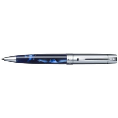 Gift Chrome/Blue Barrel Ballpoint Pen - Product number 8901856