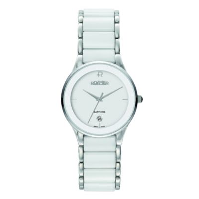 Roamer white ceramic & stainless steel bracelet watch - Product number 8905231