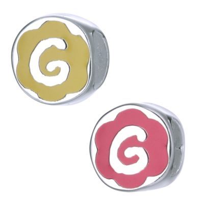 H Samuel Childrens Sterling Silver Enamel Letter G