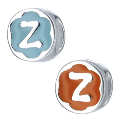 H Samuel Childrens Sterling Silver Enamel Letter Z