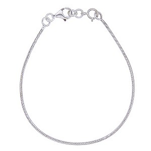 Childrens Sterling Silver 6` Bracelet
