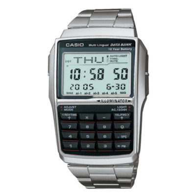 Casio Stainless Steel Digital Bracelet Watch