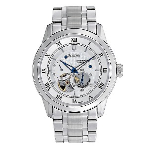 Men's Bulova Stainless Steel Bracelet Watch