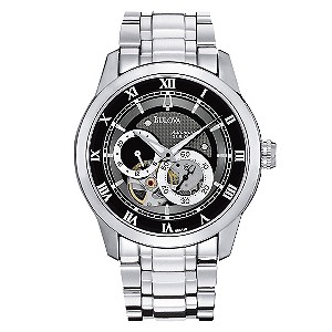 Men's Bulova Stainless Steel Bracelet WatchMen's Bulova Stainless Steel Bracelet Watch