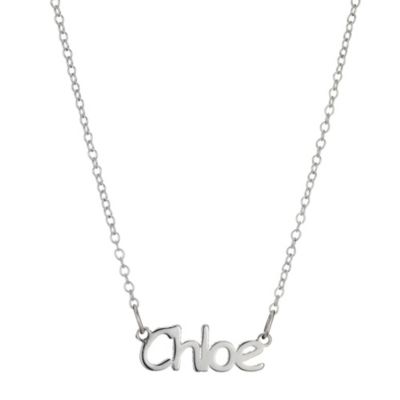 Little Princess Childrens Sterling Silver Chloe Name