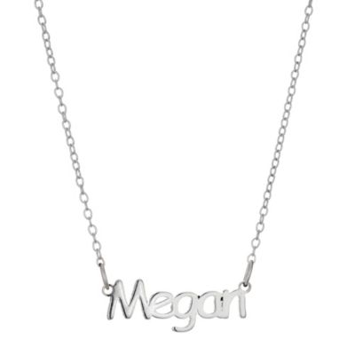 Little Princess Childrens Sterling Silver Megan Name