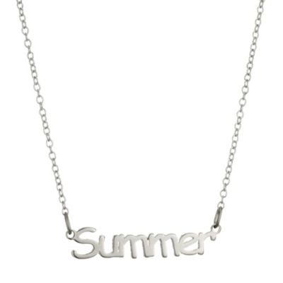 Little Princess Childrens Sterling Silver Summer Name