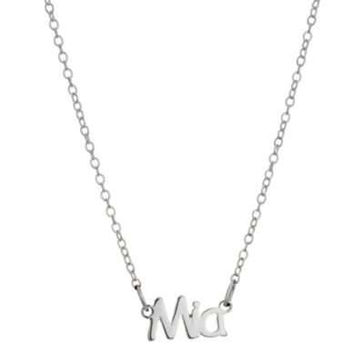 Childrens Sterling Silver Mia Necklet