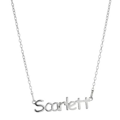 Little Princess Childrens Sterling Silver Scarlet Necklet