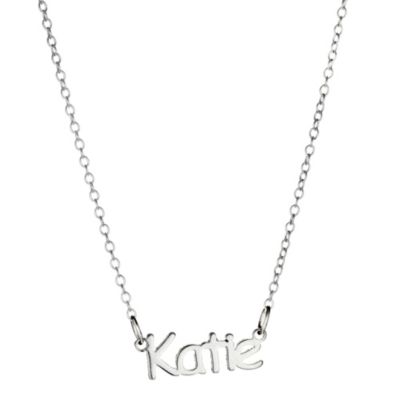 Childrens Sterling Silver Katie Name