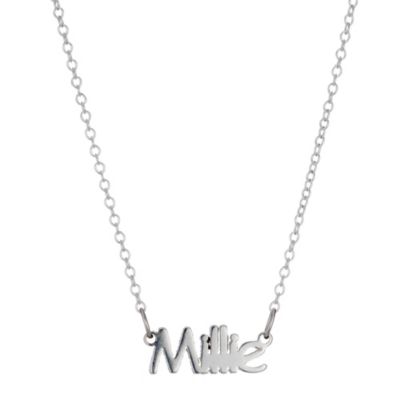 Childrens Sterling Silver Millie Name